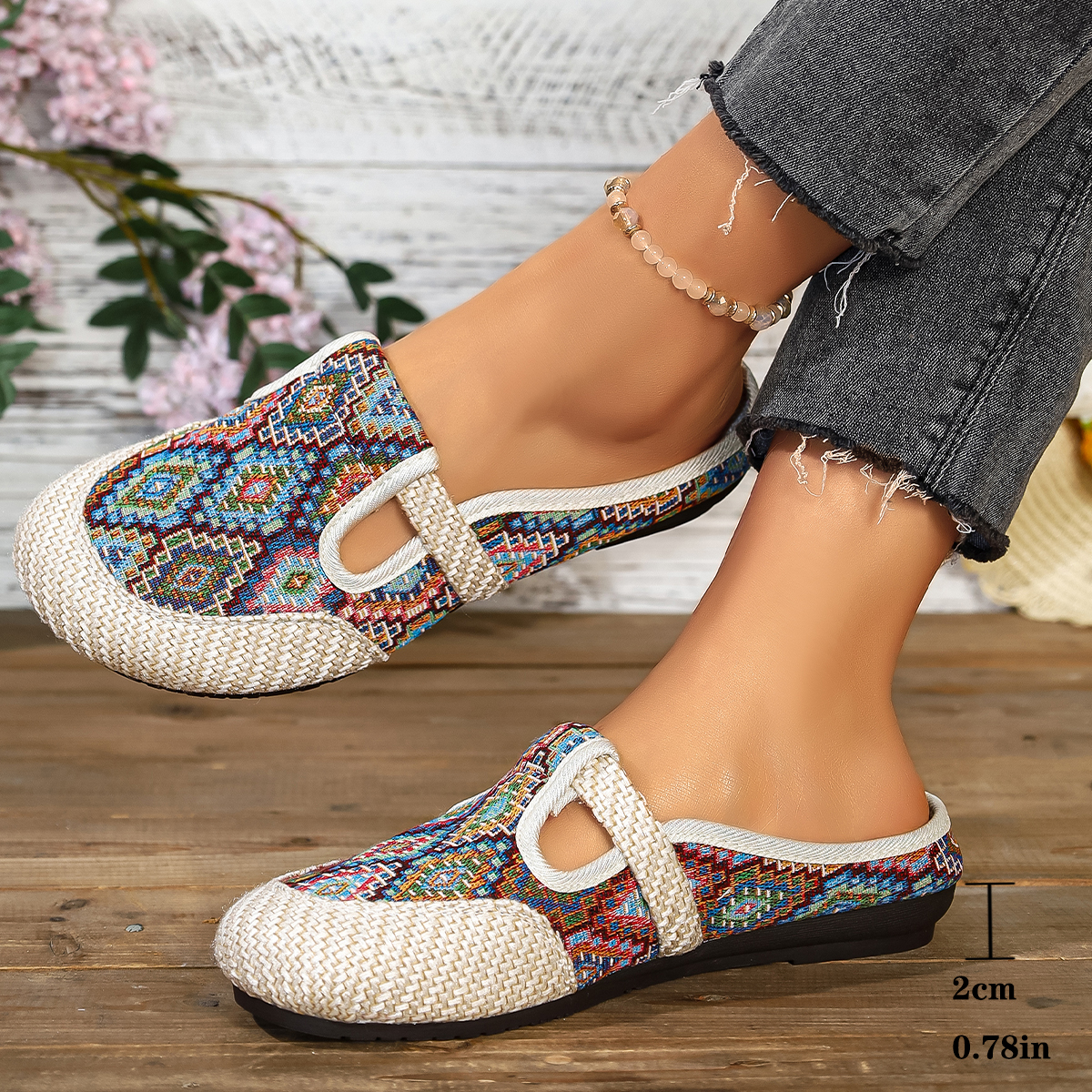 Ethnic Fashion Walk - Women's Ethnic Style Slippers Fashion Women