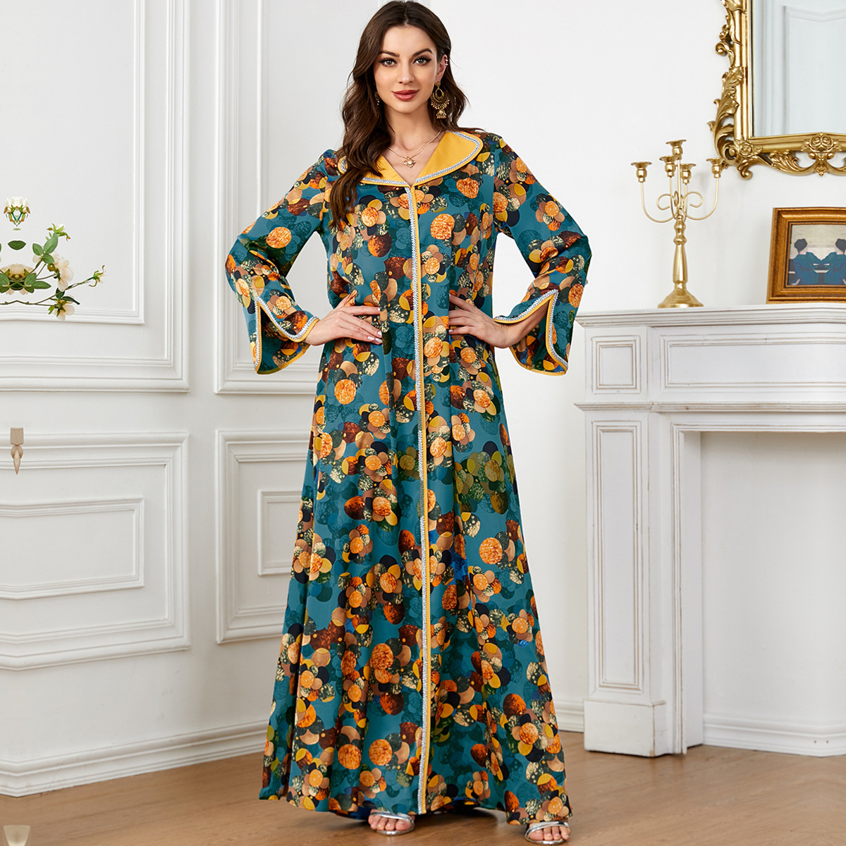 Ethnic Fashion Dress - Fashionable Printed Dress for Women Ethnic