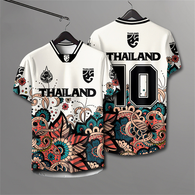 Thai Silk Blouse - Men And Women Elephant Thailand 3D