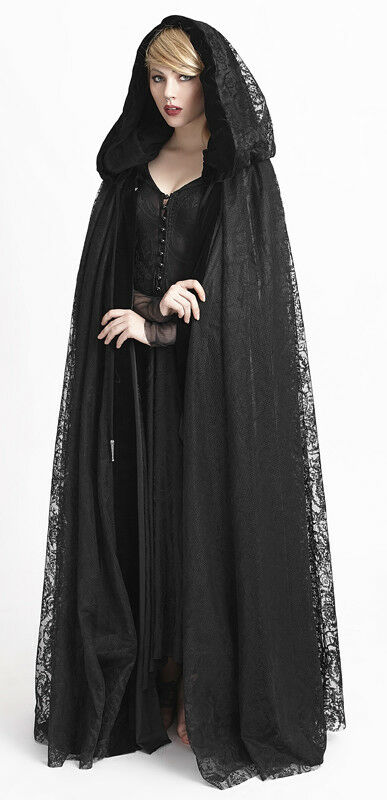 Ethnic Fashion Trend - Halloween Witch Costume Double Layered Black