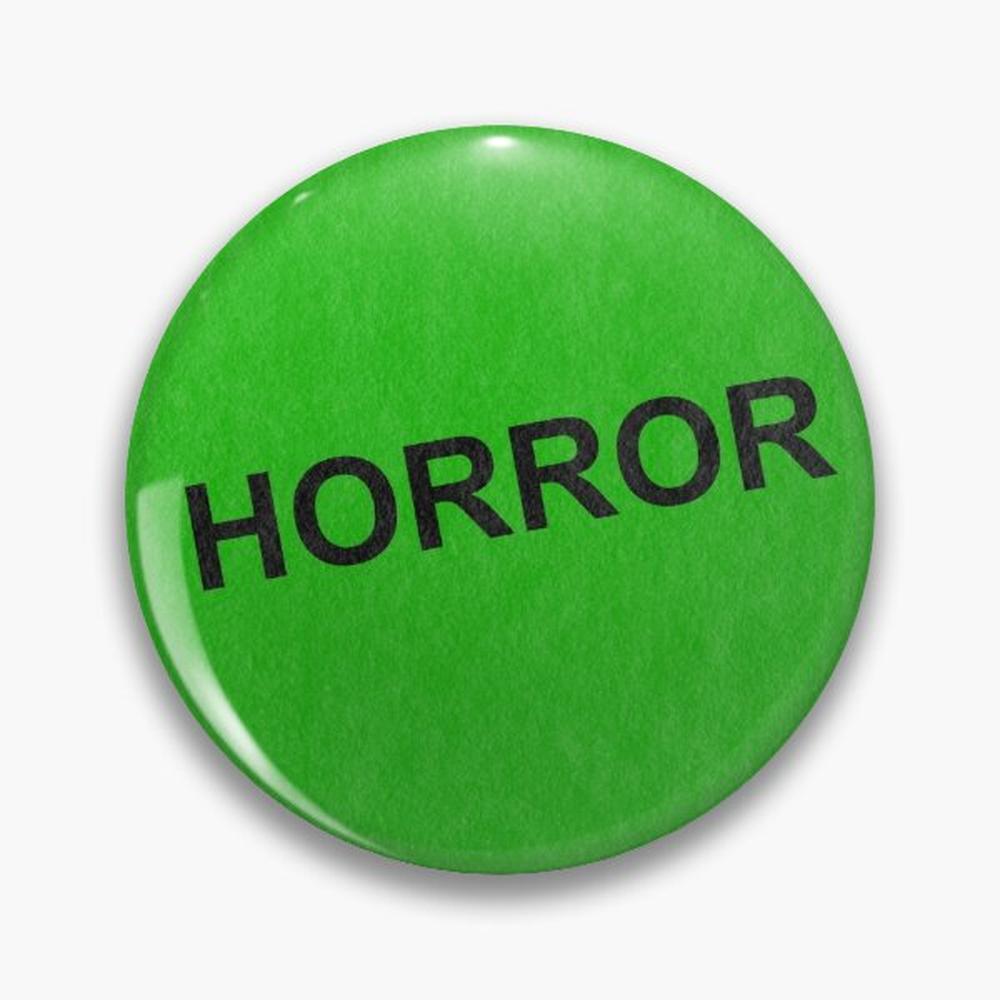 Ethnic Modern Fashion - Retro VHS horror Pin Buttons Brooches
