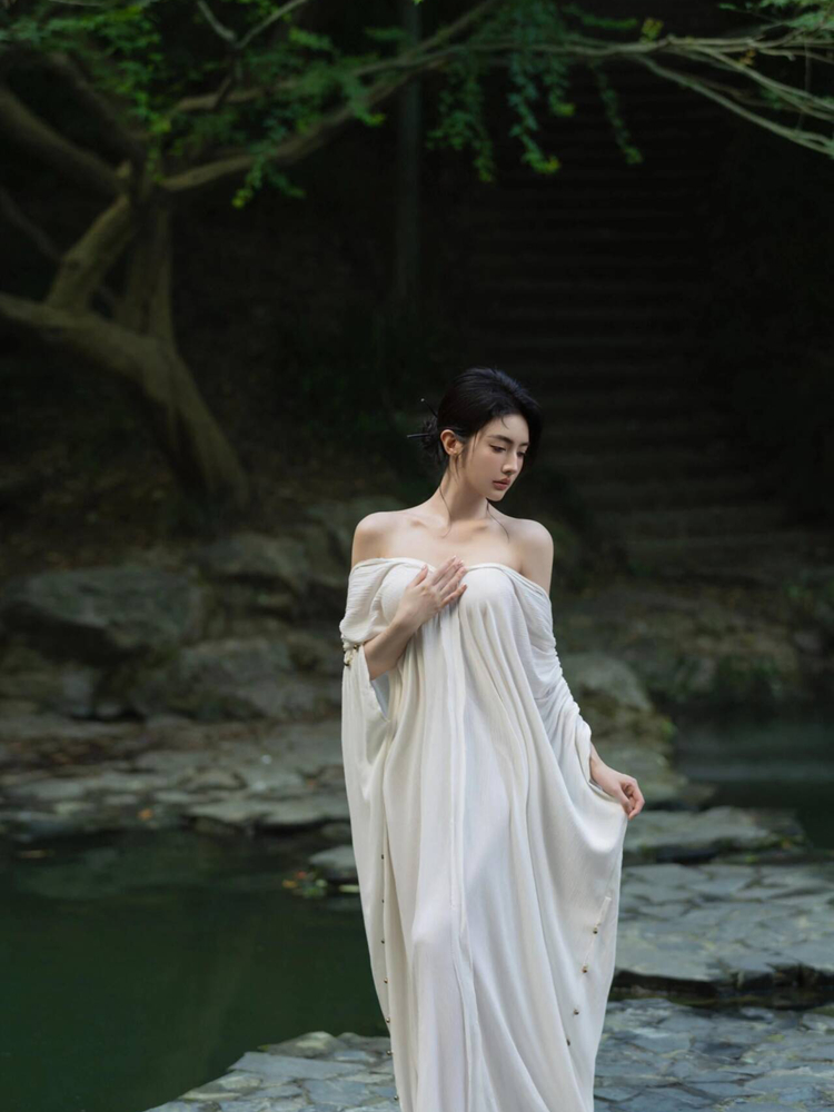 Ethnic Fashion Dress - Wedding Morning Robe Chinese Style Loose