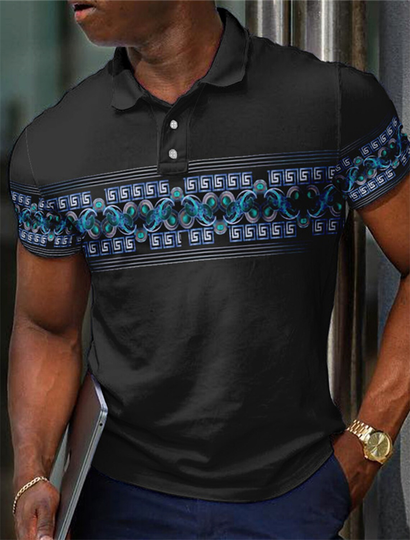 Retro Ethnic Style Polo Shirts - Ethnic Fashion Trend recension och pris
