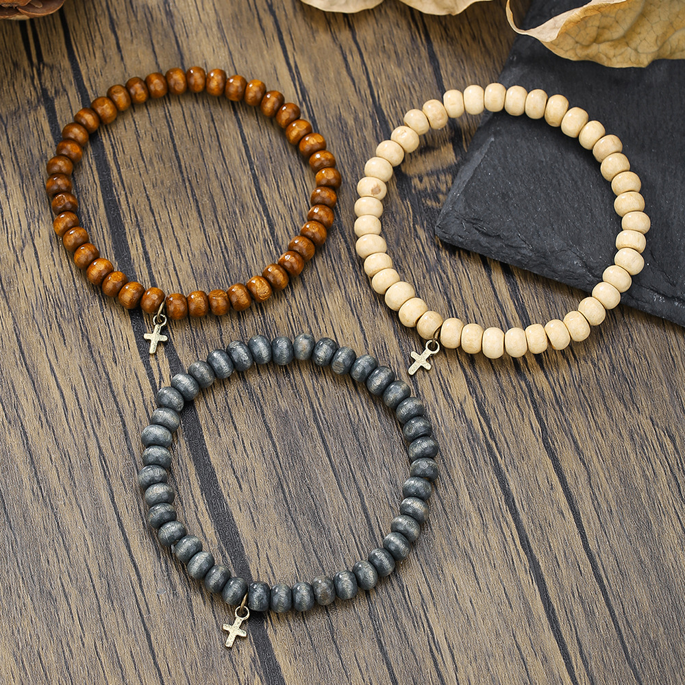 Wood Beaded Bracelet for Men,  - Ethnic Wear Men'S Fashion recension och pris