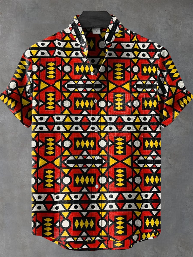 Men's Short Sleeve Shirt Vinta - Men'S Ethnic Fashion Trends recension och pris