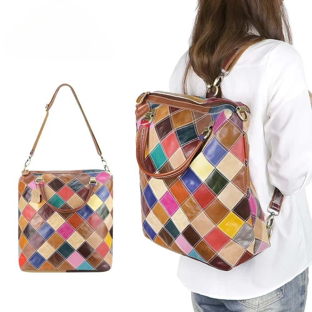 Luxury Genuine Leather Backpac - Urban Ethnic Fashion recension och pris