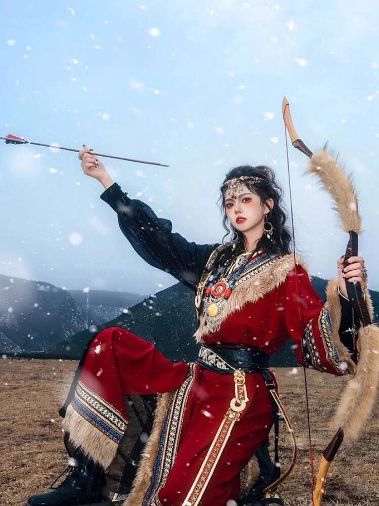 New Tibetan robe Tibet brigade - Ethnic Clothing & Online Fashion Store Khaadi Pk recension och pris