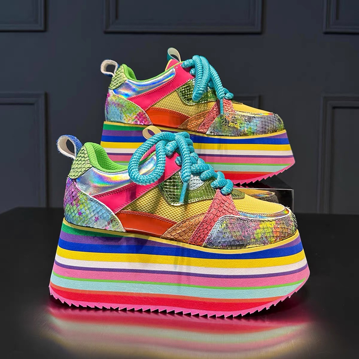 Women Casual Shoes High Platfo - Ethnic Modern Fashion recension och pris