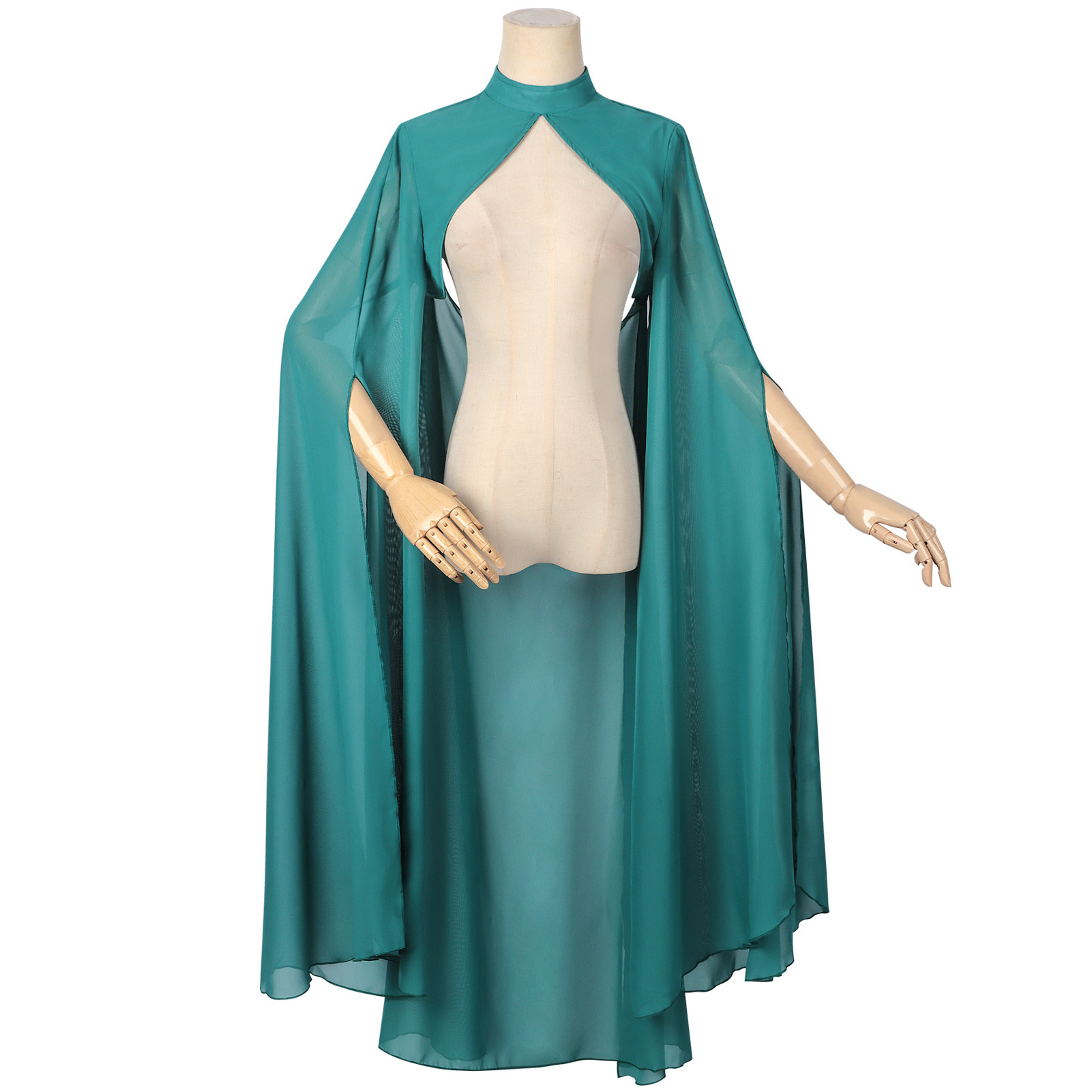 Ladies Green Chiffon Shawl Got - Ethnic Fashion Dress recension och pris
