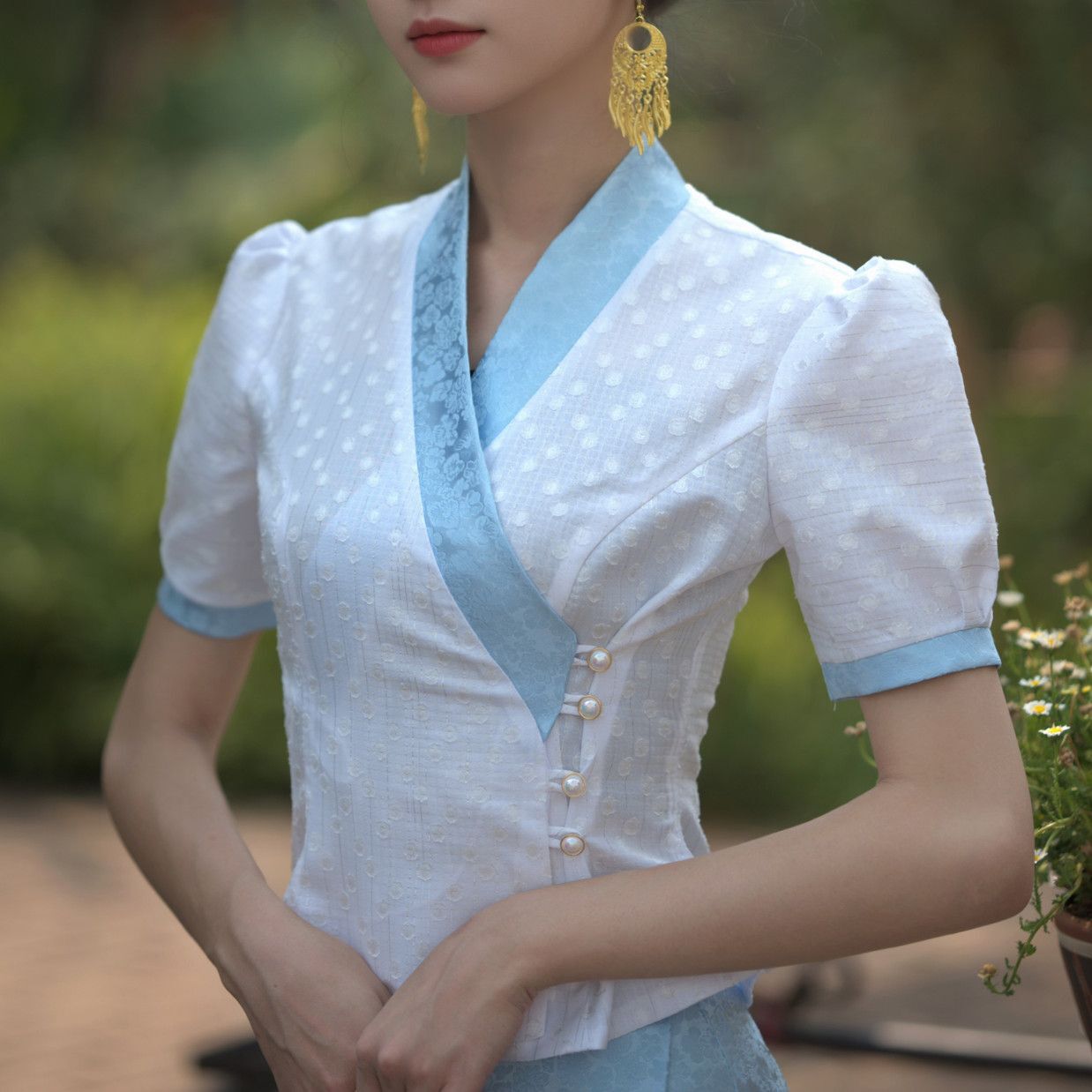 2pcs Thailand Myanmar women Da - Ethnic Clothing & Online Fashion Store Khaadi Pk recension och pris