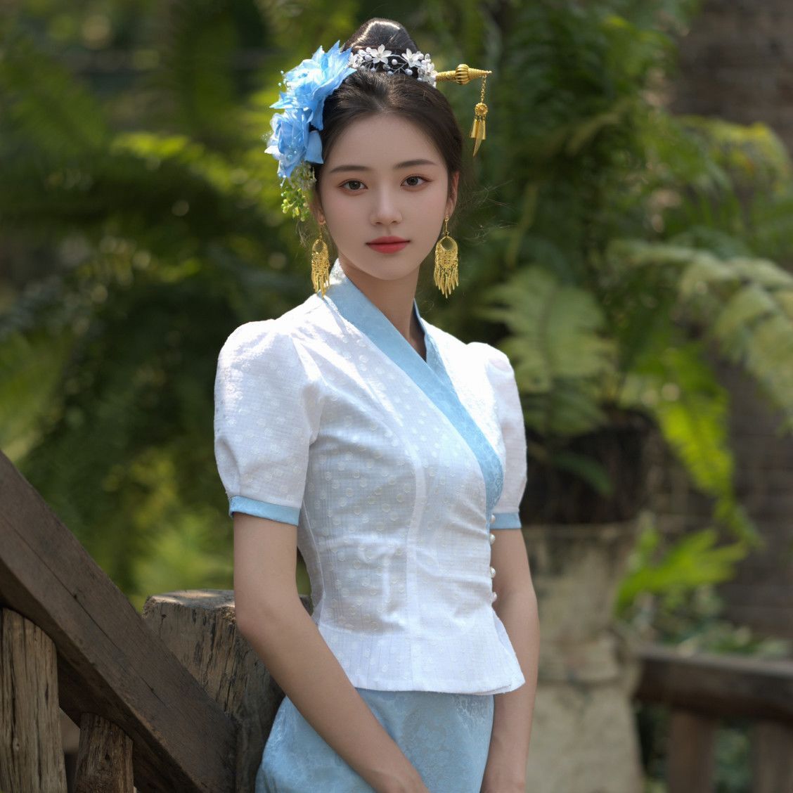 2pcs Thailand Myanmar women Da - Ethnic Clothing & Online Fashion Store Khaadi Pk recension och pris