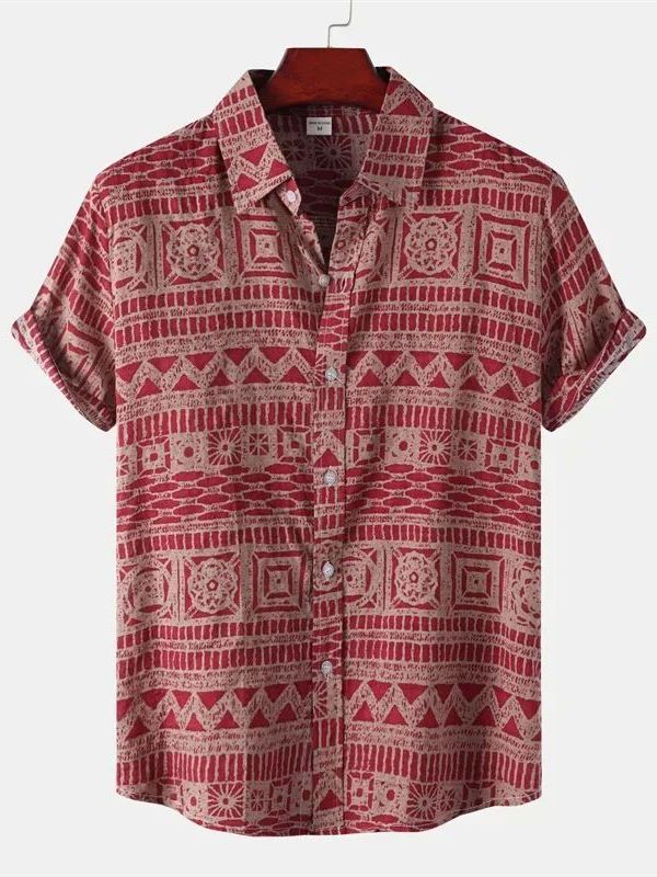 Men's Ethnic Style Short Sleev - Urban Ethnic Fashion recension och pris