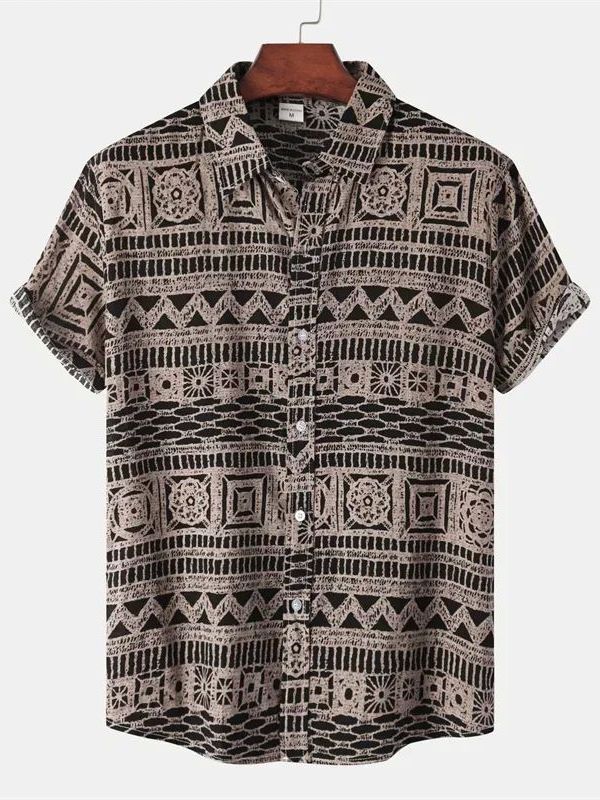 Men's Ethnic Style Short Sleev - Urban Ethnic Fashion recension och pris