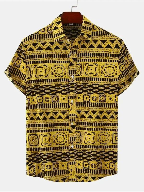 Men's Ethnic Style Short Sleev - Urban Ethnic Fashion recension och pris