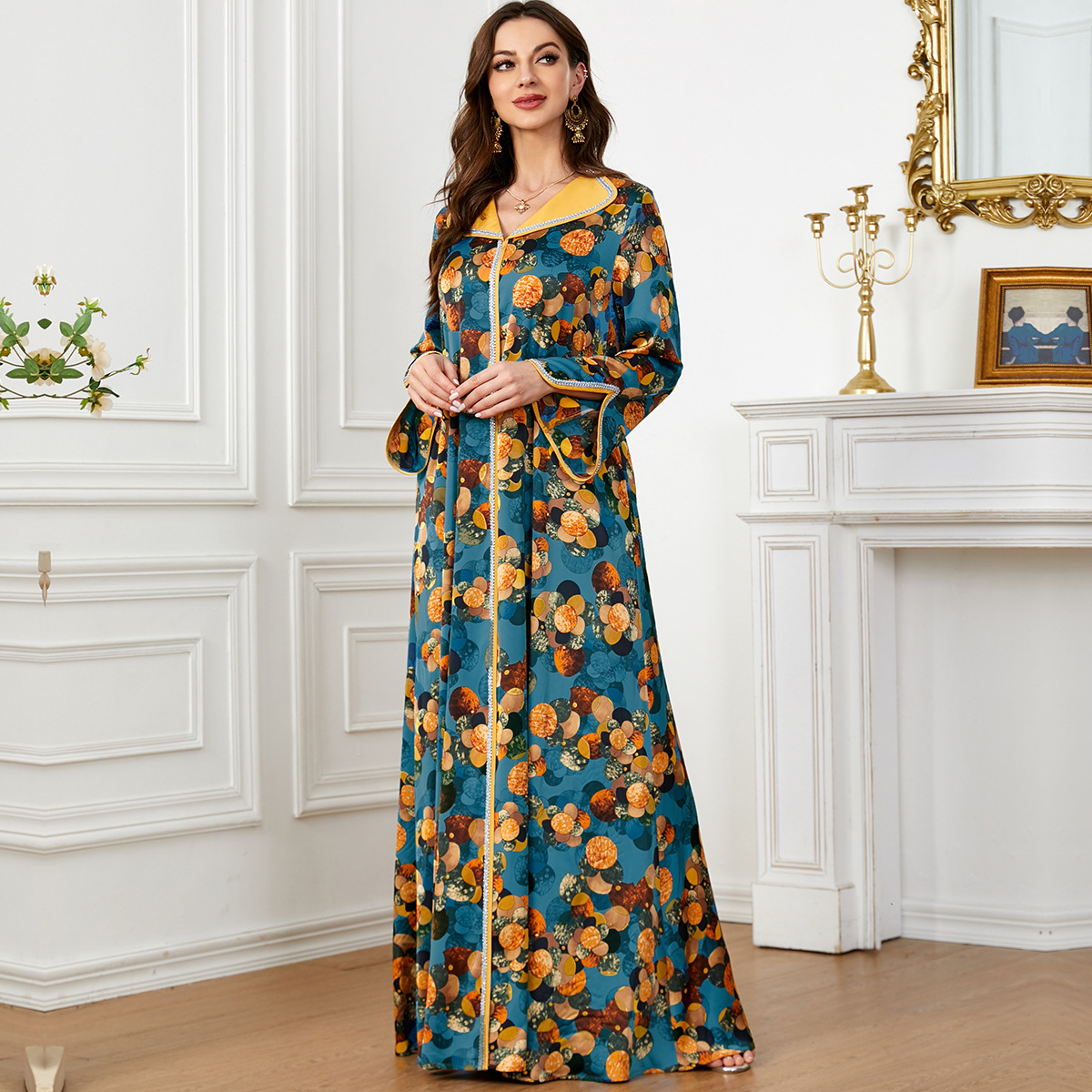 Fashionable Printed Dress for  - Ethnic Fashion Dress recension och pris