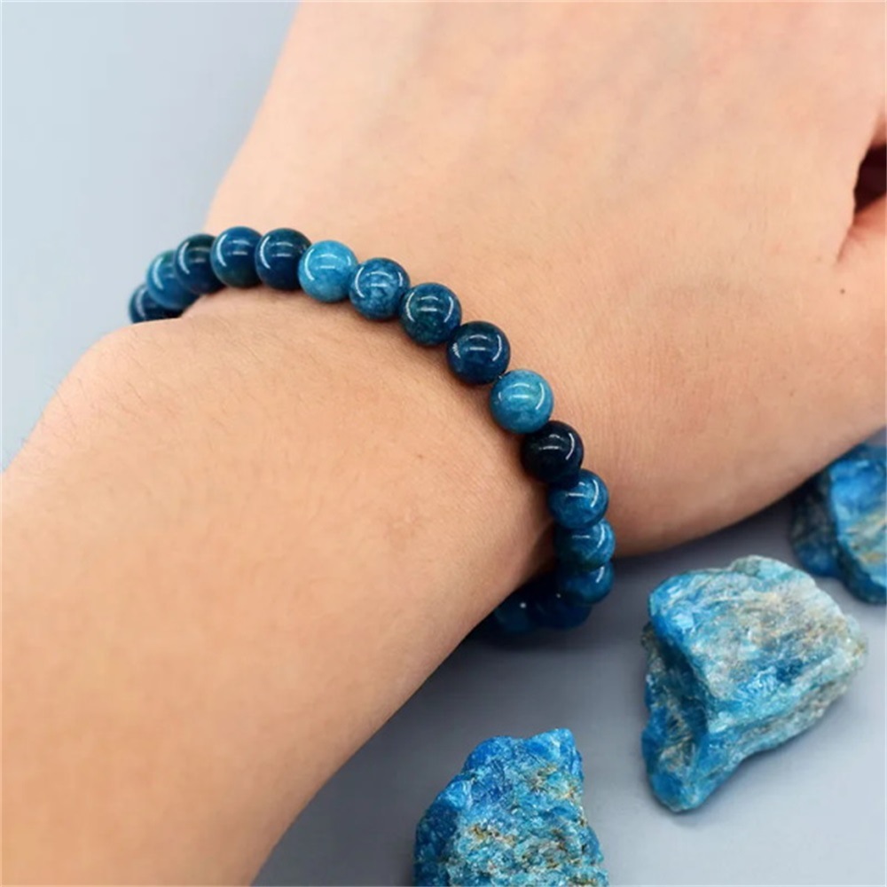 1pcs Apatite Style Bracelet Bl - Men'S Ethnic Fashion Trends recension och pris