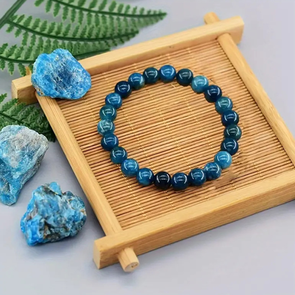 1pcs Apatite Style Bracelet Bl - Men'S Ethnic Fashion Trends recension och pris