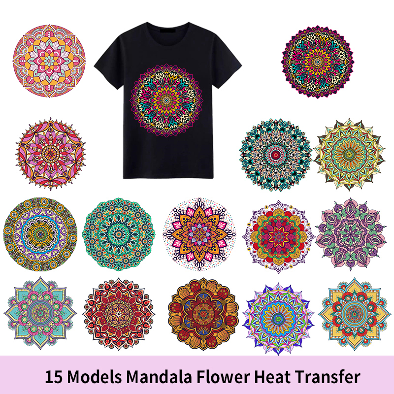 Iron On Patches Yoga Work Clot - Ethnic Fashion Logo recension och pris