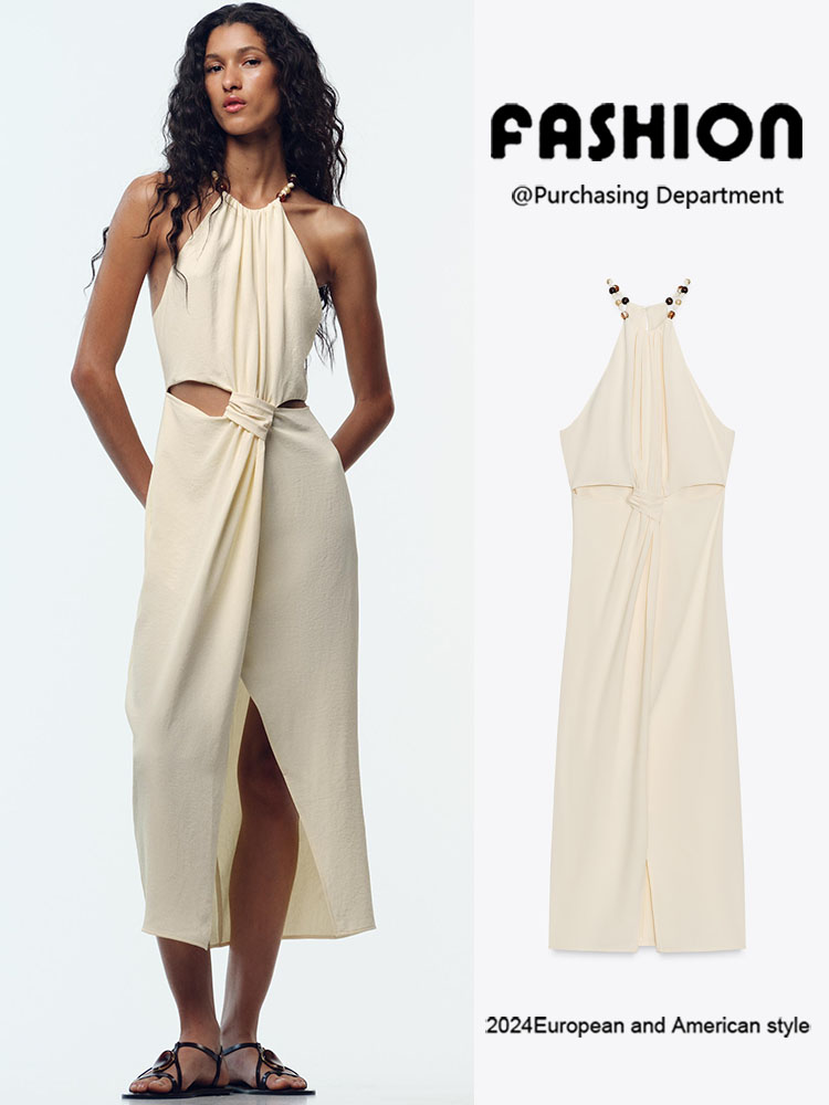 Fashionable Midi Dress ZA2025  - Ethnic Fashion Dress recension och pris