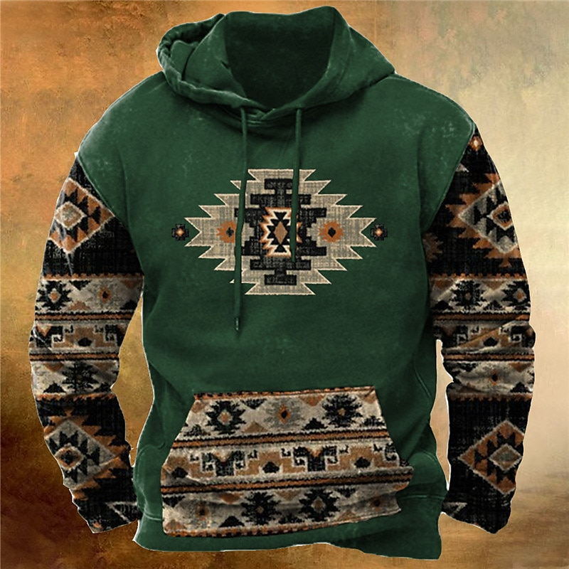 Vintage 3D Ethnic Printed New  - Men'S Ethnic Fashion Trends recension och pris