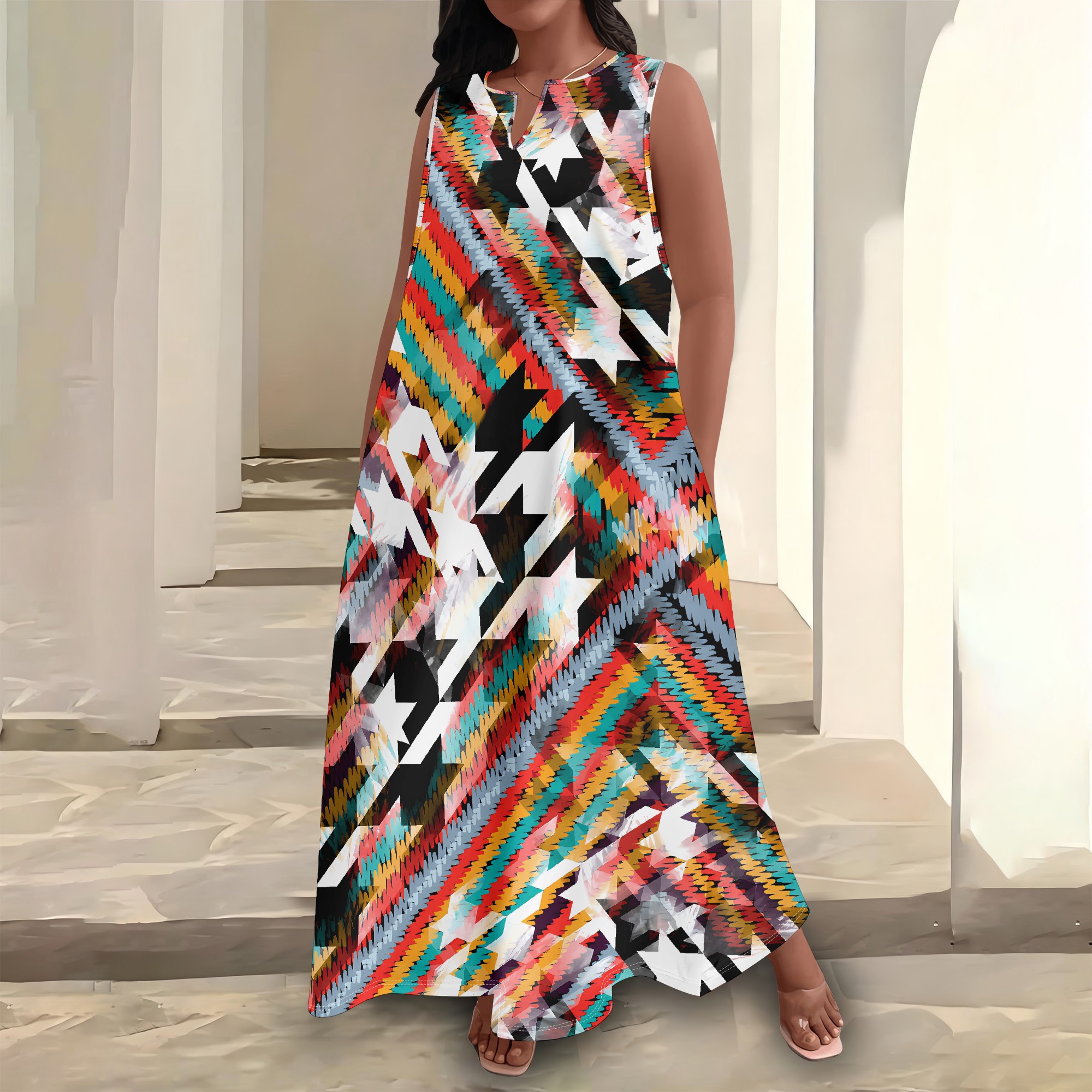 Plus Size Women's  Summerl Fas - Ethnic Fashion Dress recension och pris