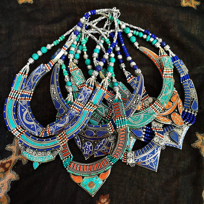 BOHO Vintage Necklaces Collect - Ethnic Fashion Com recension och pris