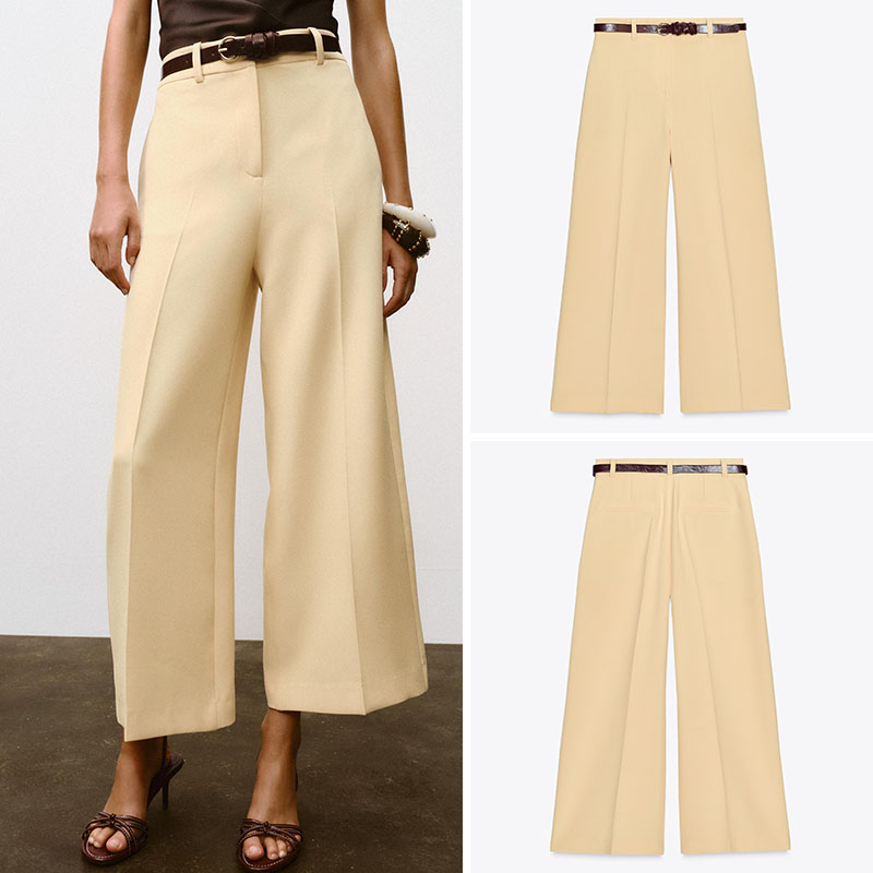 High Waist Casual Wide Leg Pan - Ethnic Fashion Style recension och pris