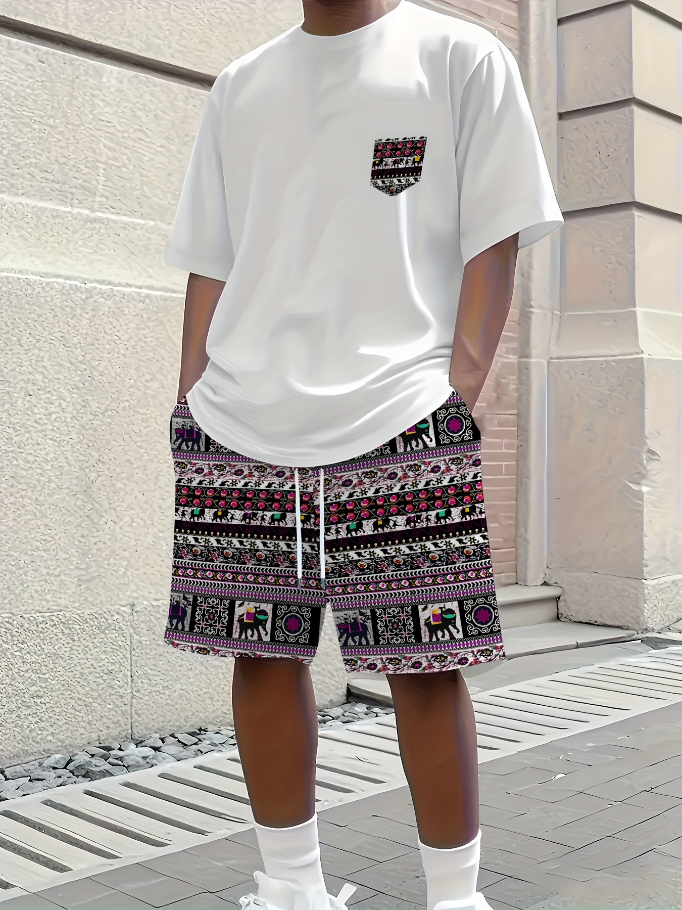 2026 Summer New Men's Short-Sl - Ethnic Fashion Style recension och pris