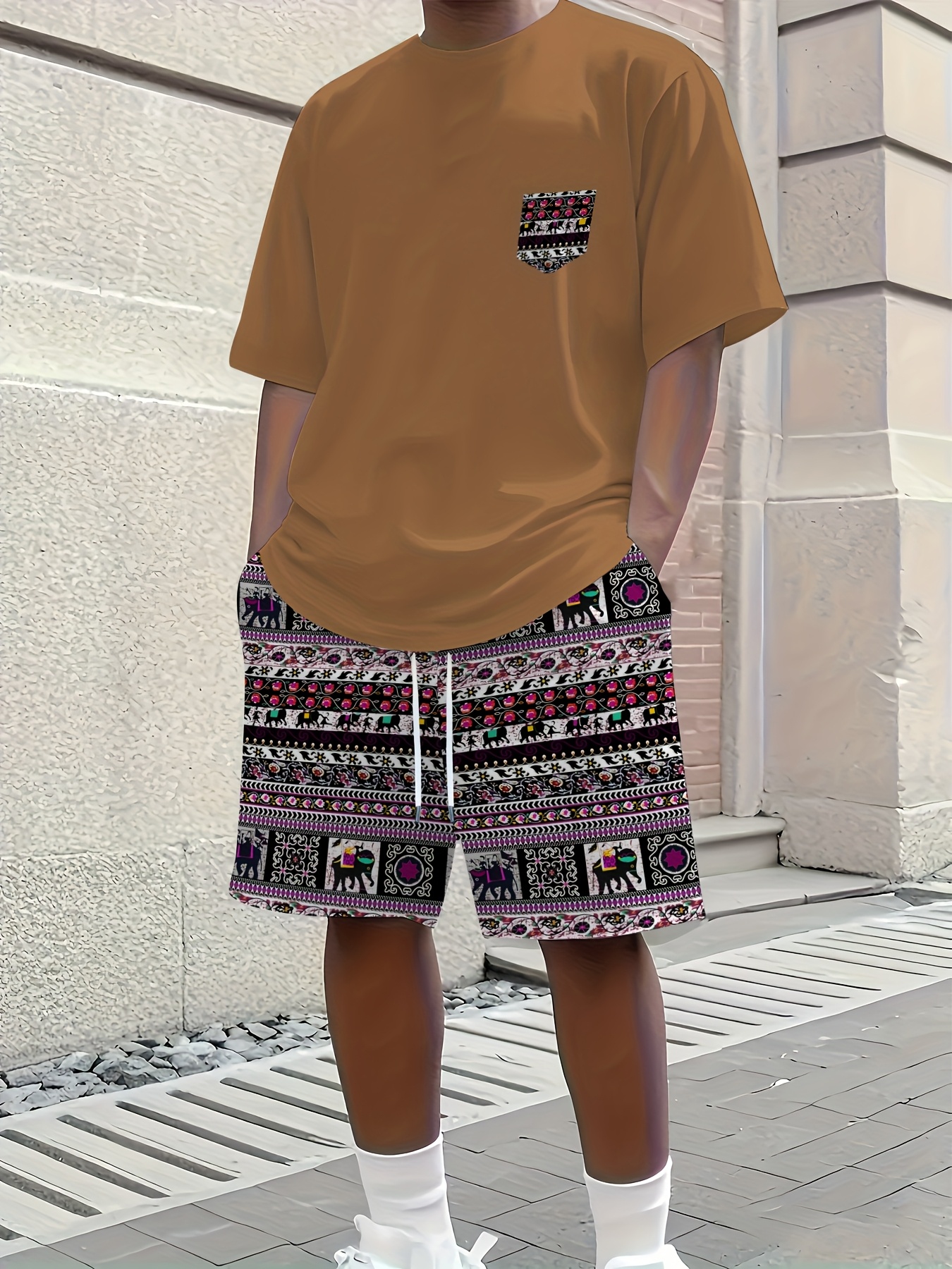 2026 Summer New Men's Short-Sl - Ethnic Fashion Style recension och pris