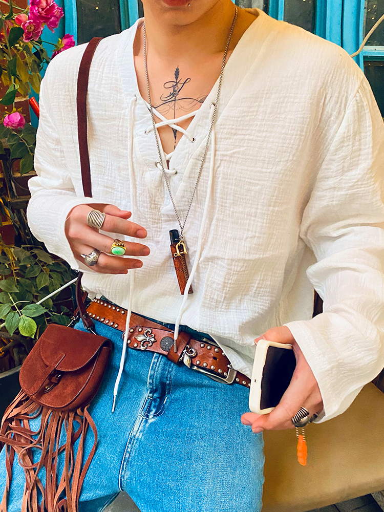 Buddybody Ethnic Loose V-Neck  - Urban Ethnic Fashion recension och pris
