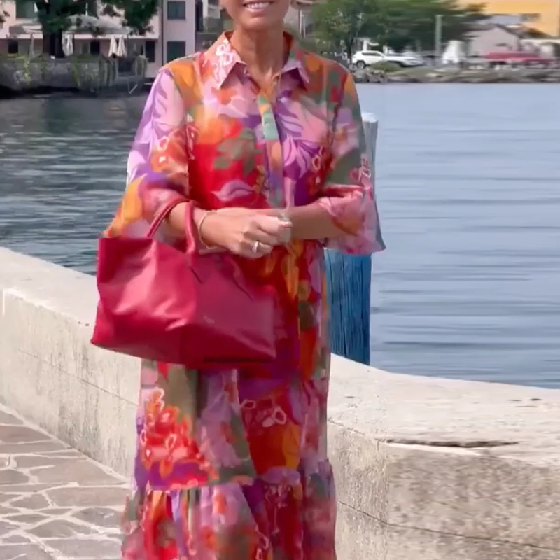 Plus Size Dress Women Turn Dow - Ethnic Fashion Dress recension och pris