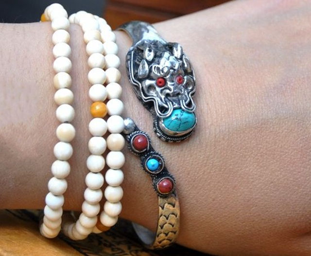 Tibetan Bangles Metal Copper D - Ethnic Fashion Com recension och pris