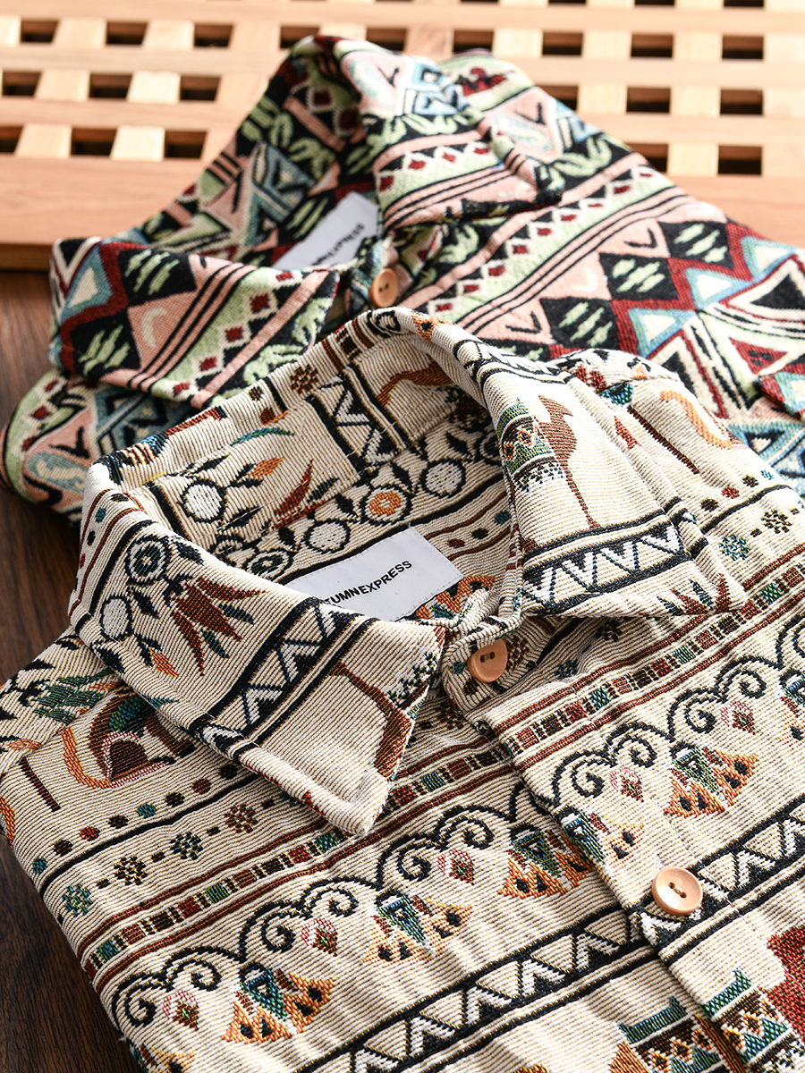  Thickened Collared Men's Shir - Urban Ethnic Fashion recension och pris