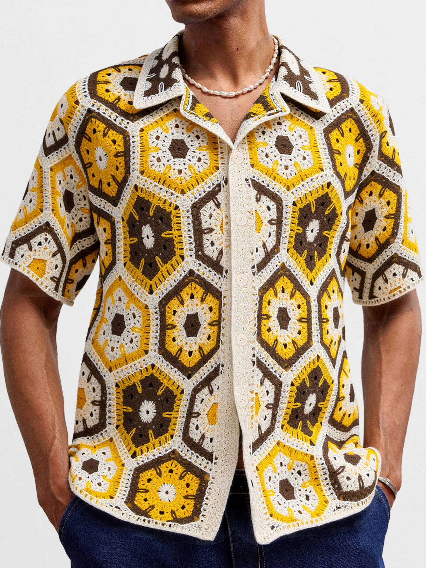 Breathable Knitted Short Sleev - Urban Ethnic Fashion recension och pris