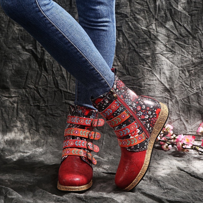 Brand Women's Boots 2026 Sprin - Ethnic Fashion Style recension och pris