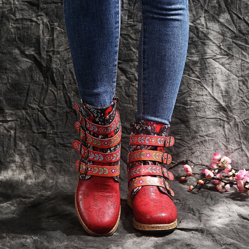 Brand Women's Boots 2026 Sprin - Ethnic Fashion Style recension och pris