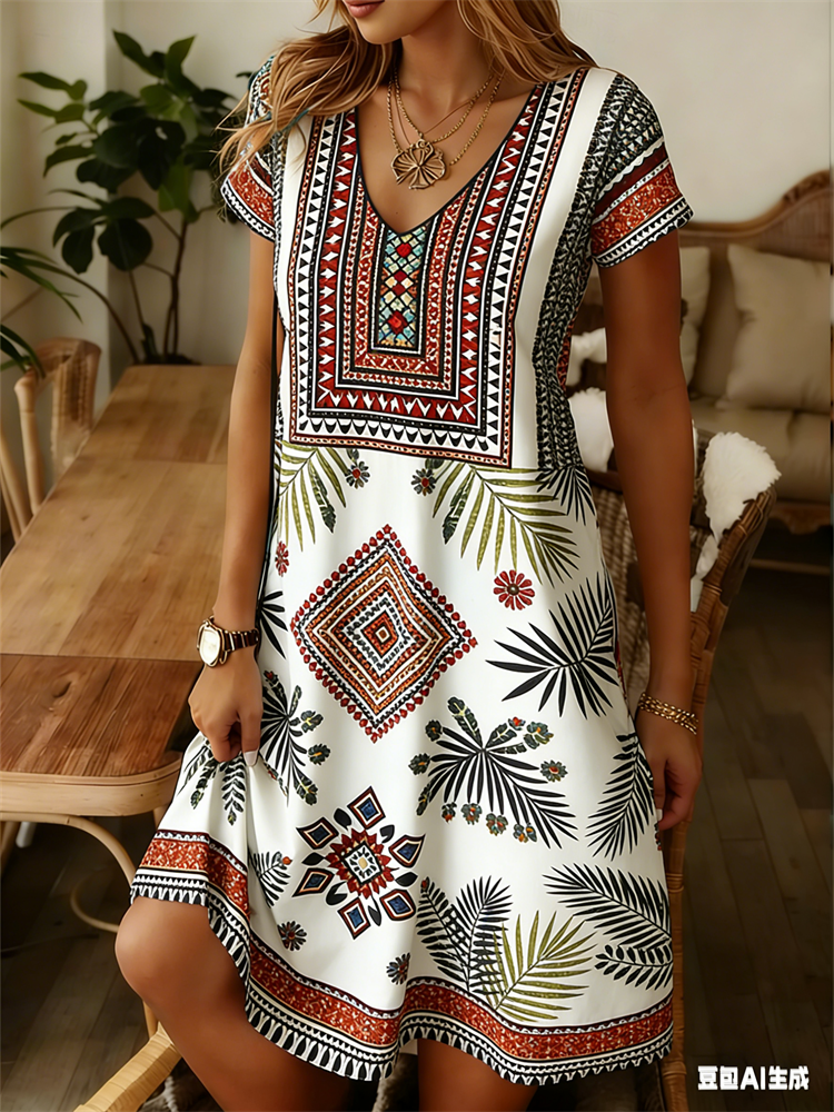 Ethnic Style Women Dress Summe - Ethnic Fashion Dress recension och pris