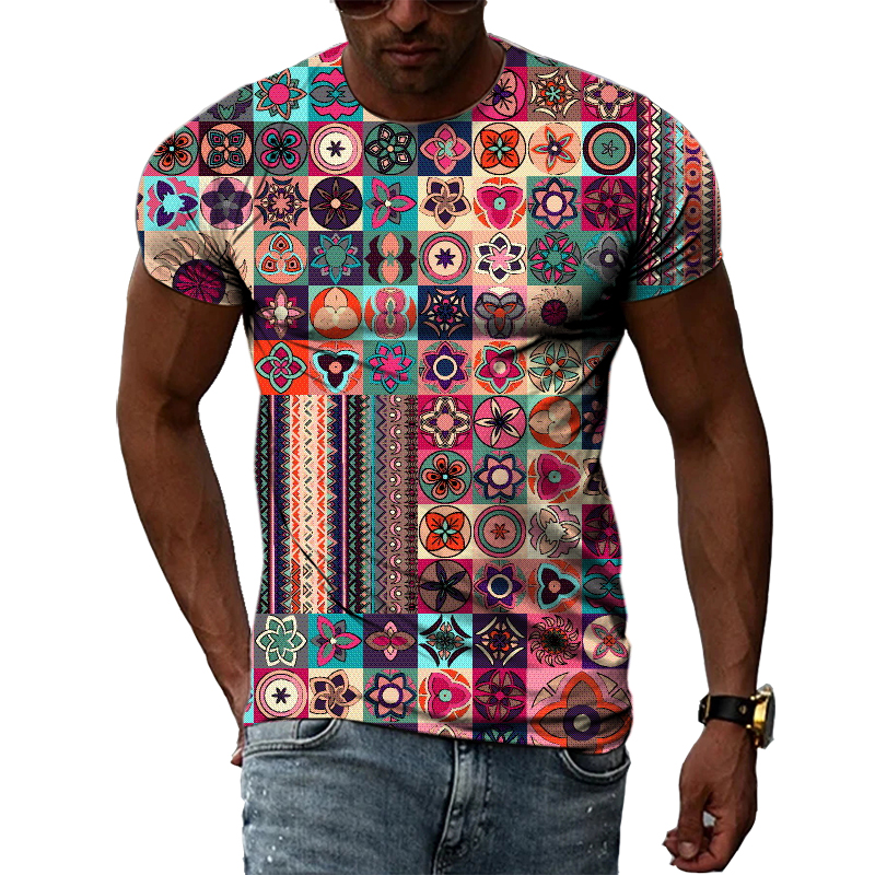 New 3D Fashion Ethnic Colorful - Men'S Ethnic Fashion Trends recension och pris
