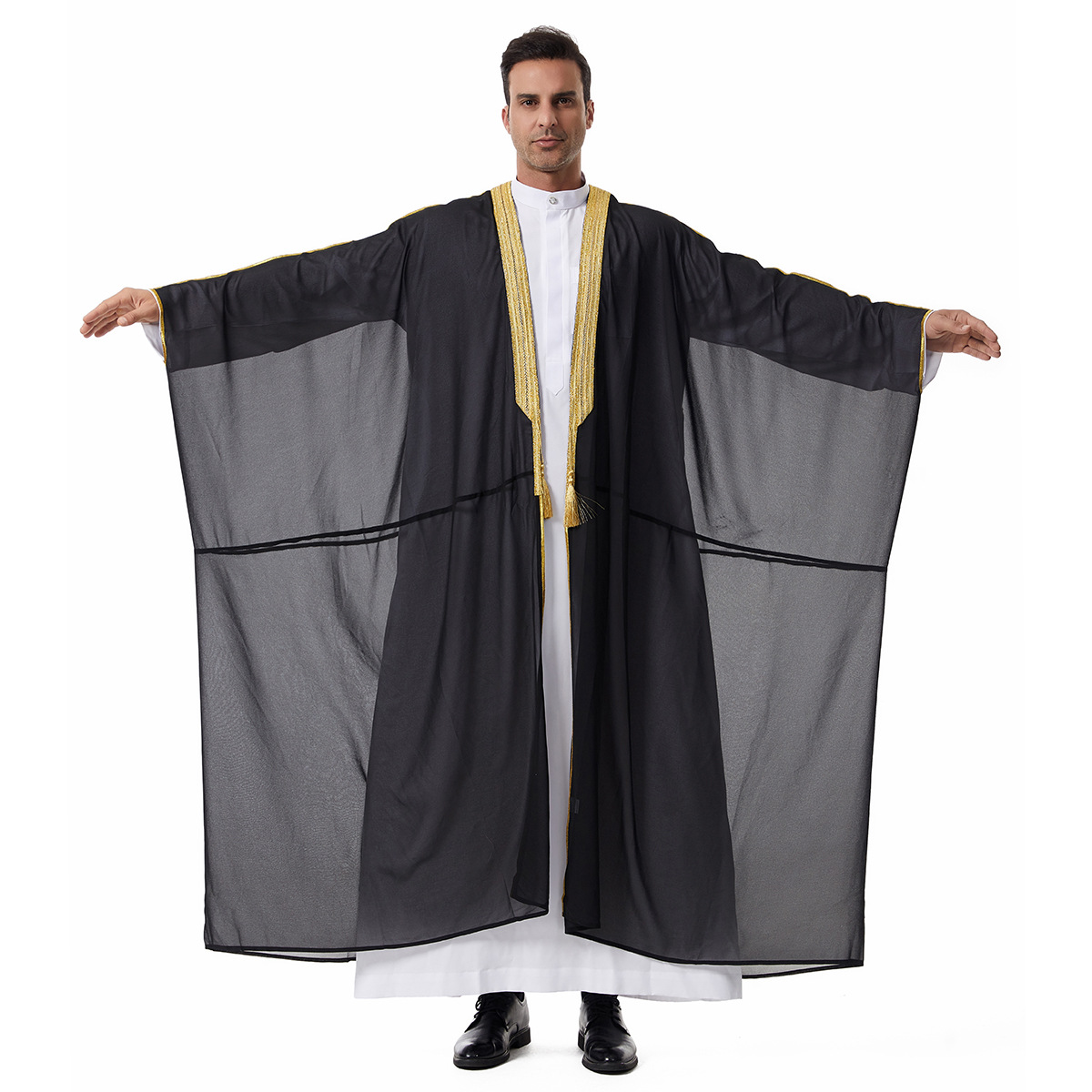 Muslim Robes for Men Long Slee - Ethnic Wear Men'S Fashion recension och pris