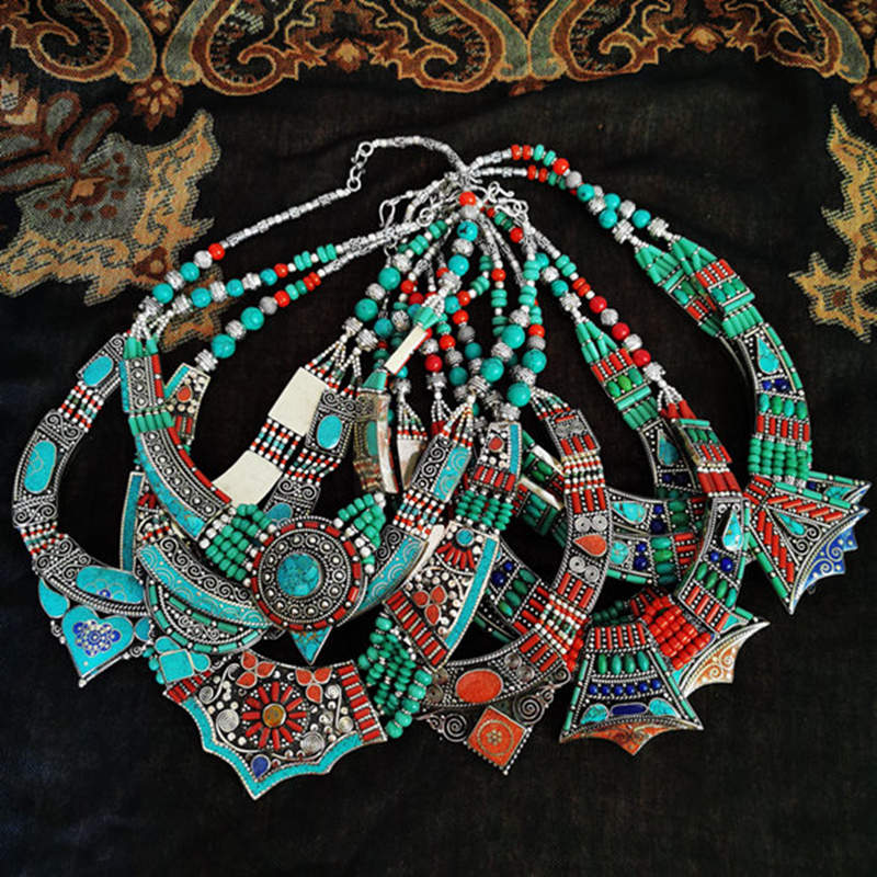 BOHO Vintage Necklaces Collect - Ethnic Fashion Com recension och pris