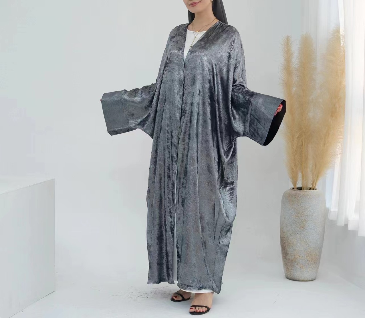 Fashionable Patchwork Open Car - Ethnic Fashion Style recension och pris