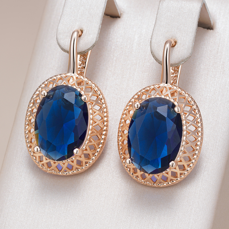 Kienl Hot Oval Blue Natural Zi - Ethnic Fashion Trend recension och pris