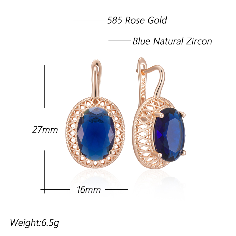 Kienl Hot Oval Blue Natural Zi - Ethnic Fashion Trend recension och pris