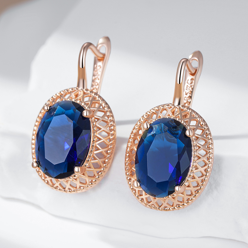 Kienl Hot Oval Blue Natural Zi - Ethnic Fashion Trend recension och pris