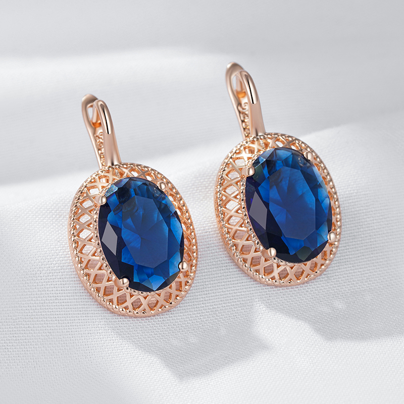 Kienl Hot Oval Blue Natural Zi - Ethnic Fashion Trend recension och pris
