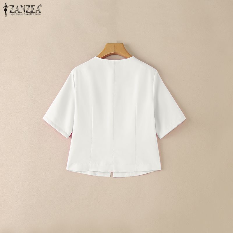 Woman Elegant Blouses V-Neck S - Thai Silk Blouse recension och pris