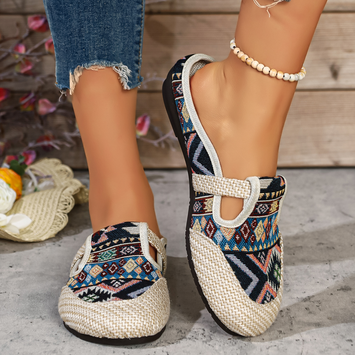 Women Ethnic Style Slippers Fa - Ethnic Fashion Walk recension och pris