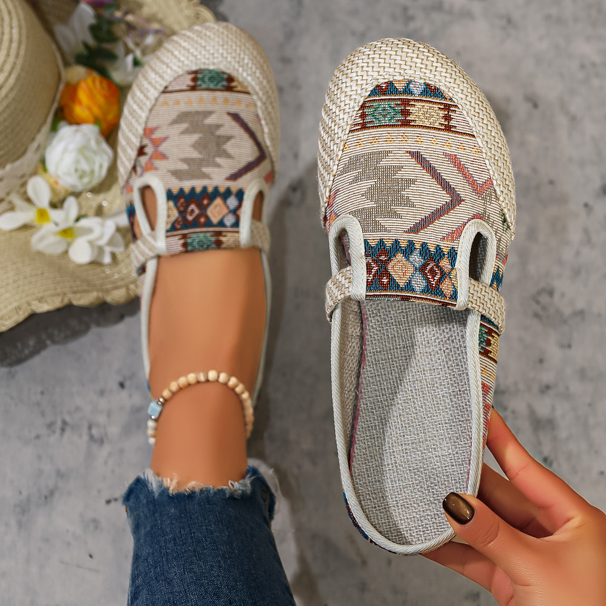 Women Ethnic Style Slippers Fa - Ethnic Fashion Walk recension och pris